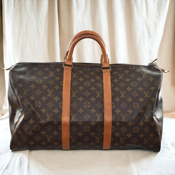 Louis Vuitton Monogram Canvas Keepall 50 Travel Bag - Picture 1 of 5